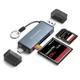 Считыватель флеш-карт ColorWay USB 2.0/USB-C to CF/SD/MicroSD (CW-CR-01) - изображение 1