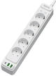 Сетевой фильтр-удлинитель RZTK Power Strip Pro 5 + 2 USB-A + USB-С (PD20W) White 2 м (2025) - изображение 2