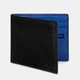 Чоловічий шкіряний гаманець Yoshi Y2378 (Black/Blue) - изображение 1