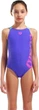 Купальник слитный для девушек Arena GRAPHIC SWIMSUIT V BACK фиолетовый, розовый детский 116 см (010407-880) - изображение 1
