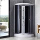 Душевой бокс Lidz Tani SB90x90.SAT.LOW.GR, стекло тонированное 4 мм - изображение 10