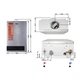 Колонка газовая дымоходная Thermo Alliance JSG20-10ETP18 10 л Silver - изображение 2