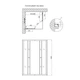 Душова кабіна Lidz Wawel SC90x90.SAT.LOW.GR, скло тоноване 4 мм без піддона - зображення 2