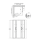 Душевая кабина Qtap Taurus BLA1099SC6 90х90 см, стекло Clear 6 мм покрытие CalcLess, без поддона - изображение 2
