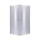 Lidz Latwa SC80x80.SAT.MID.GR Душевая кабина полукруглая, стекло тон. 4 мм + Lidz Душевой поддон KAPIELKA ST80x80x26, с панелью - изображение 3