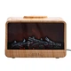 Портативный увлажнитель воздуха Happy Life Flame Fireplace Aroma Diffuser Wood аромадиффузор для дома увлажнитель в виде камина Коричневый - изображение 2