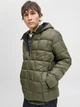 Куртка демисезонная с капюшоном двусторонняя мужская Jack & Jones 12278780 M Black (5715724884953) - изображение 1