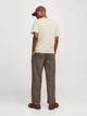 Футболка хлопковая длинная мужская Jack & Jones 12151955 2XL Moonbeam (5715605829233) - изображение 2