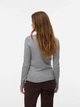 Гольф-водолазка женская Vero Moda 10300472 S Medium grey (5715730593689) - изображение 2