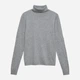 Гольф-водолазка женская Vero Moda 10300472 S Medium grey (5715730593689) - изображение 5