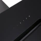 Дизайнерская черная наклонная кухонная вытяжка Perfelli DNS 9793 B 1100 BL LED Strip, декоративная, 90 см - изображение 6