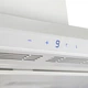 Белая мощная телескопическая кухонная вытяжка Perfelli TLS 9833 W LED Strip, сенсорная, 90 см, 1200 куб.м. - изображение 9