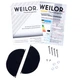 Черная сенсорная мощная полновстраиваемая кухонная вытяжка WEILOR PBSR 62302 FULL GLASS FBL 1100 LED Strip - изображение 4