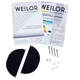 Белая сенсорная мощная полновстраиваемая кухонная вытяжка WEILOR PBSR 62301 FULL GLASS WH 1100 LED Strip, 60см - изображение 5