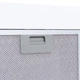 Белая настенная декоративная купольная вытяжка для кухни Minola HK 6214 WH 700 LED, шириной 60 см - изображение 9