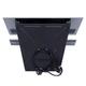 Черная настенная декоративная наклонная вытяжка для кухни Minola HDN 5212 BL 700 LED, шириной 50 см - изображение 9