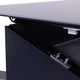 Черная декоративная сенсорная наклонная кухонная вытяжка WEILOR WDS 62301 R BL 1000 LED, с пультом ДУ - изображение 7