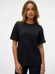 Футболка хлопковая женская Vero Moda 10308819 XL Black (5715608035471) - изображение 1