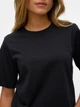 Футболка хлопковая женская Vero Moda 10308819 XL Black (5715608035471) - изображение 3