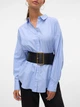 Рубашка оверсайз женская Vero Moda 10314683 S Hydrangea (5715610243529) - изображение 4