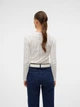 Лонгслив длинный женский Vero Moda 10316915 S Snow white (5715610158021) - изображение 2
