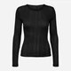 Лонгслив длинный женский Vero Moda 10316915 XS Black (5715610157963) - изображение 6