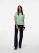 Футболка хлопковая женская Vero Moda 10316991 M Birds egg green (5715614706877) - изображение 3