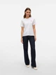 Футболка хлопковая женская Vero Moda 10316991 S Bright white (5715723193643) - изображение 4