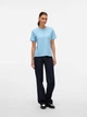 Футболка хлопковая женская Vero Moda 10316991 2XL Airy blue (5715675629689) - изображение 5