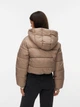 Куртка зимняя короткая женская Vero Moda 10324383 XS Greige (5715730612786) - изображение 2
