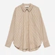 Рубашка хлопковая оверсайз женская Vero Moda 10326180 S Otter (5715674771457) - изображение 6