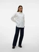 Рубашка хлопковая оверсайз женская Vero Moda 10326181 S Snow white (5715674771259) - изображение 4