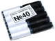 Нитки FROM FACTORY JNQ №40 5шт черные и 5шт белые - изображение 1