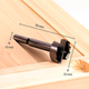 Frez pod zawiasy Wolfcraft 35 x 90 mm z szablonem (8728000) - obraz 2