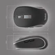 Миша YENKEE YMS 2085BK NOBLE Wireless/Bluetooth/USB Black (45019713) - зображення 9