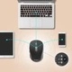 Миша YENKEE YMS 2085BK NOBLE Wireless/Bluetooth/USB Black (45019713) - зображення 10