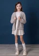 Кардиган для дівчинки Mevis 5581-02 бежевий 134 - изображение 2