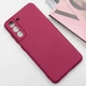 Чохол TPU GETMAN Liquid Silk Full Camera для Samsung Galaxy S21 Бордовий / Marsala - 00000074061_1 - зображення 2