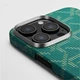 Чехол Pitaka Tactile Woven Case Monogram Green/Gold for iPhone 16 Pro (KI1601PTK) - изображение 7