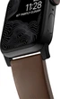 Ремешок Nomad Modern Leather Band Black Hardware Brown 46mm/49mm (NM01197485) - изображение 4
