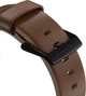 Ремешок Nomad Modern Leather Band Black Hardware Brown 46mm/49mm (NM01197485) - изображение 5