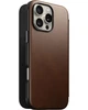 Чехол Nomad Modern Leather Folio Brown for iPhone 16 Pro (NM01679585) - изображение 15