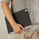 Чехол Pitaka MagEZ Case 2 Plain Black/Grey for iPad Pro 13" M4 - изображение 6