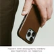 Чехол Nomad Modern Leather Case Rustic Brown Horween for iPhone 16 Pro - изображение 10