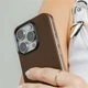 Чехол Nomad Magnetic Leather Rustic Brown Horween for iPhone 16 Pro - изображение 15