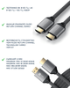 Кабель HDMI to 8K HDMI Satechi Ultra High Speed Cable Space Gray (ST-8KHC2MM) - зображення 14
