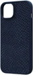 Чехол-накладка Njord Salmon Leather MagSafe Case Blue для iPhone 15 Plus (NA52SL01) - изображение 9
