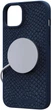 Чехол-накладка Njord Salmon Leather MagSafe Case Blue для iPhone 15 Plus (NA52SL01) - изображение 10
