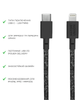 Кабель USB-C to Lightning Native Union Belt Cable Cosmos Black (1.2 m) (BELT-KV-CL-CS-BK-2) - изображение 8