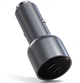 Мережевий зарядний пристрій Satechi 40W Dual USB-C PD Car Charger Space Gray (ST-U2C40CCM) - зображення 1